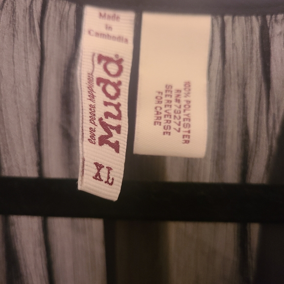 Sheer black blouse - Picture 2 of 3